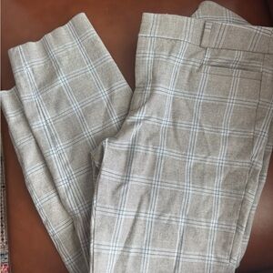 Banana Republic Beige Plaid Women's Pants